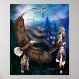 Poster Dream Catcher - Le vol de la liberté