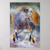 Poster Dream Catcher Series - Spirit Hawk Poster/Imprimer (Devant)