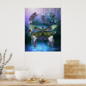 Poster Dream Catcher-Spirit Of The Dragonfly Poster/Impri (Cuisine)
