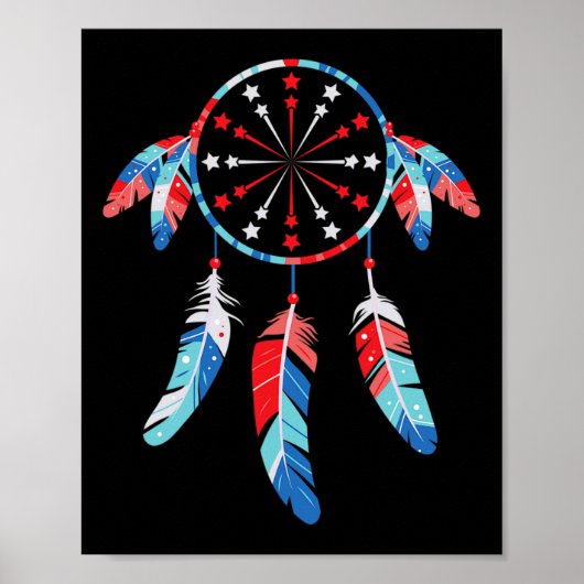 Poster Dream Catcher Wind Chimes 4 juillet (Devant)