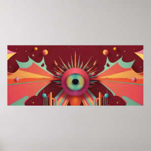 Poster Dream Horizon Ken Gage Imaginaire OpArt