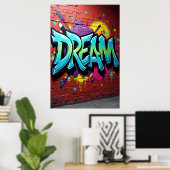 Poster DREAM in Wildstyle: Graffiti Awakening (Bureau à domicile)