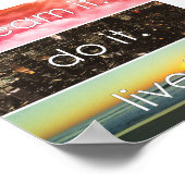 Poster Dream It Do It Live It Citation Motivationnelle (Coin)