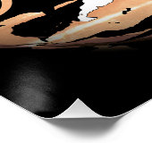 Poster "Dream" Light Rose Blanc Inspirationnel Abstrait (Coin)