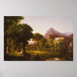 Poster Dream of Arcadia (1838) — Thomas Cole Imprimer