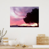 Poster Dream Sunset Tree (Cuisine)