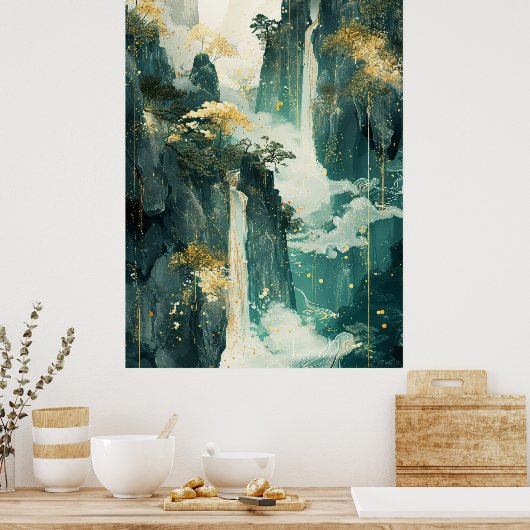 Poster Dream Surreal Ink Peintures (Cuisine)