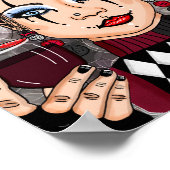 Poster Dream Wild Jester Harlequin femme (Coin)