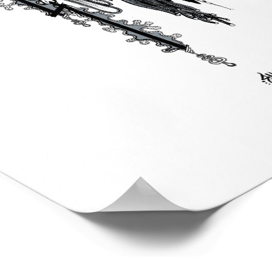 Poster Dreamcatcher - Arrière - plan blanc (Coin)