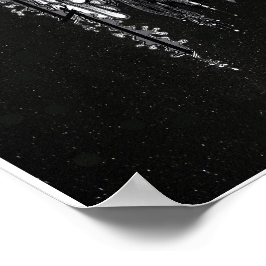 Poster Dreamcatcher - Arrière - plan étoilé (Coin)