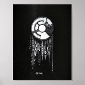 Poster Dreamcatcher - Arrière - plan étoilé (Devant)