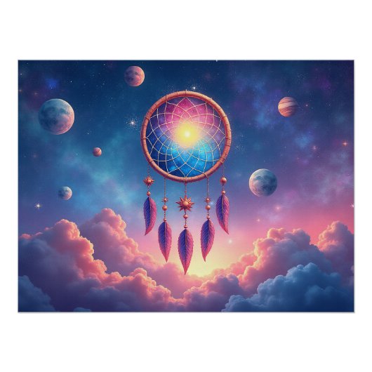 Poster Dreamcatcher céleste (Devant)