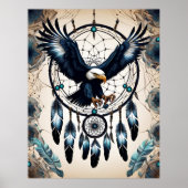 Poster Dreamcatcher Native American (Devant)