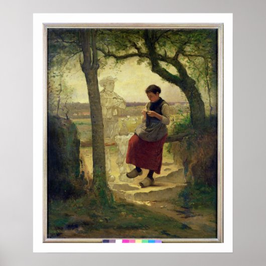 Poster Dreaming of her Love, 1901 (Devant)