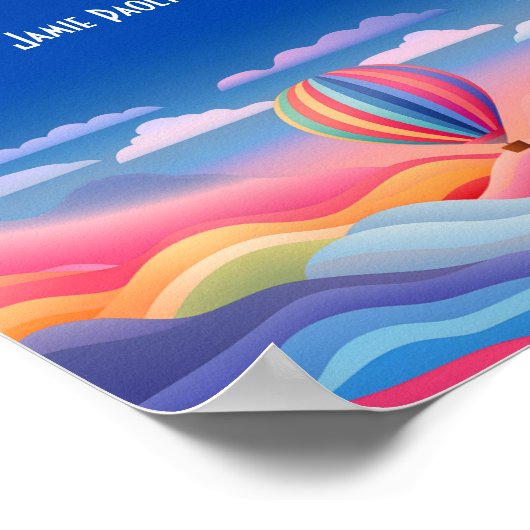 Poster Dreamlike Balloon Adventure avec devis (Coin)