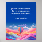 Poster Dreamlike Balloon Adventure avec devis (Devant)