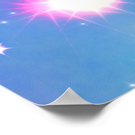 Poster Dreamly Sparkle Rainbow Unicorn Sky (Coin)