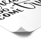 Poster Dreams Do Come True Insrational Motivational Sitiv (Coin)