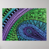 Poster Dreams in Blue (Devant)