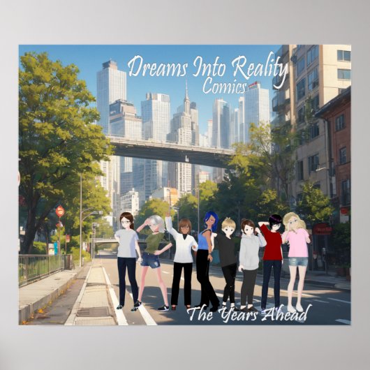Poster DreamsIntoRealityComics Les années à venir (Devant)