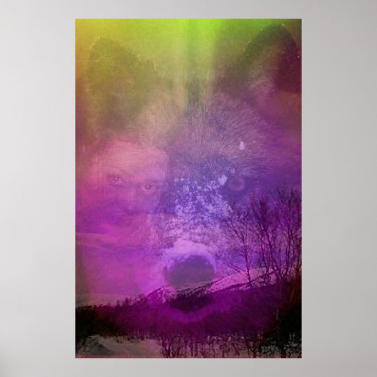 Poster Dreamwolves Shaman portrait (Devant)