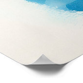 Poster Dreamy Amalfi Coast : Aquarelle Peinture Design (Coin)