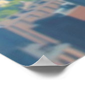 Poster Dreamy Beagle Floating City Comic Illustration (Coin)