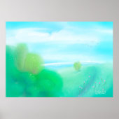 Poster Dreamy Carefree Seaside peinture numérique origina (Devant)