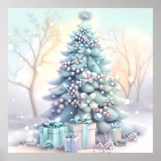 Poster Dreamy Christmas Tree (Devant)