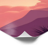 Poster Dreamy Couple Silhouette at Sunset  (Coin)