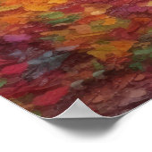 Poster Dreamy Fall Forest Walk Art (Coin)