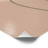 Poster Dreamy Female Faces Print, Closed Eyes, Calming (Coin)