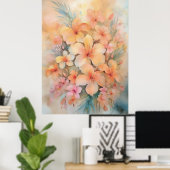 Poster Dreamy Hawaiian Hibiscus (Bureau à domicile)