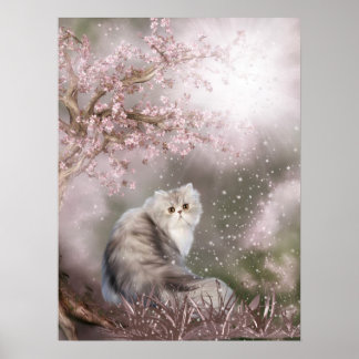 Poster Dreamy kitty cat