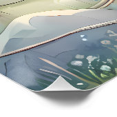 Poster Dreamy Pastel Lighthouse by the Sea (Coin)