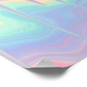 Poster Dreamy Pastel Swirl Art (Coin)