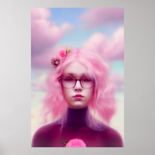 Poster Dreamy Rose (Devant)