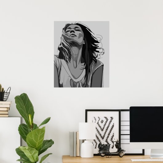 Poster Dreamy Woman (Bureau à domicile)