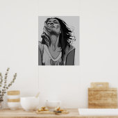 Poster Dreamy Woman (Cuisine)