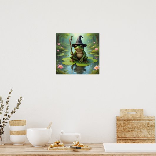 Poster DreamyFrogWizard (Cuisine)