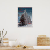 Poster Dresde - Frauenkirche Tannenbaum - HH WB (Cuisine)