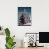 Poster Dresde - Frauenkirche Tannenbaum - HH WB (Bureau à domicile)