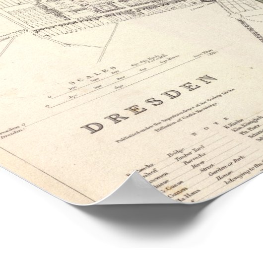 Poster Dresden (Coin)