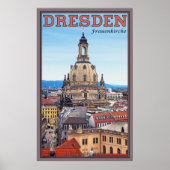 Poster Dresden Frauenkirche (Devant)