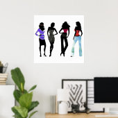 Poster Dressy et Décontracté (Bureau à domicile)