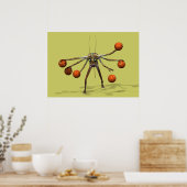 Poster Dribbler de basket-ball (Cuisine)