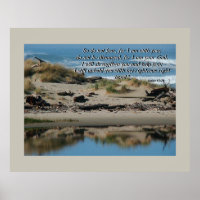 Driftwood Beach & River Isaiah 41:10 Imprimer