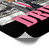 Poster Drill Baby Drill American 2025 Trump Président Us (Coin)