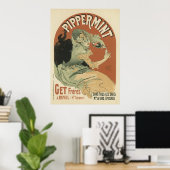 Poster Drink de menthe de Jules Chéret, 1899 (Bureau à domicile)