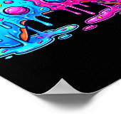 Poster Drip Gamer Controller Boys Video Game Retro Gaming (Coin)